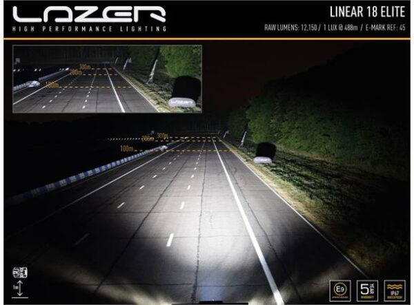 Lyspakke Lazer Linear 18 Elite Grillkit.  Toyota Proace 2016+ og Electric 2021+ - Bilde 3
