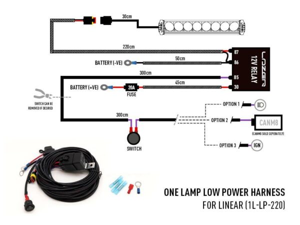 Lyspakke Lazer Linear 36 takmontert.  Isuzu D-Max 2012+ 2021+  Med takrails - Bilde 4