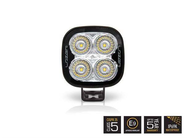 Lazer Utility 25 LED Arbeidslys.  79x79mm 3016 Lumen