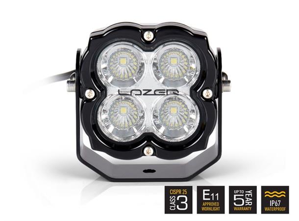 Lazer Utility 45 LED Slim Arbeidslys.  110x110mm 4560 Lumen