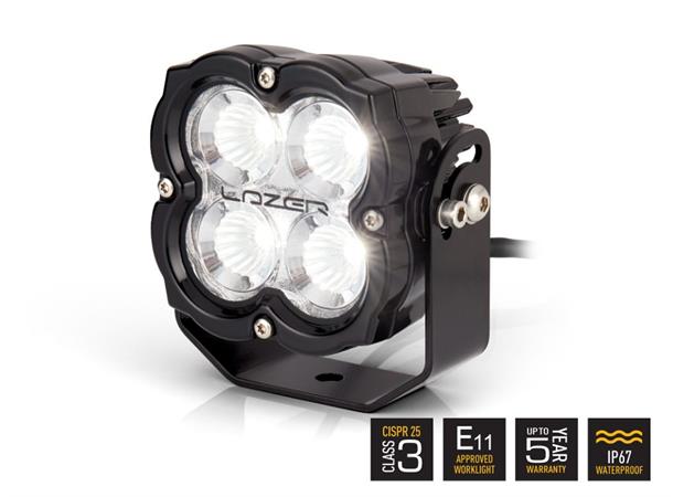 Lazer Utility 80 LED Slim Arbeidslys. 110x110mm 8820 Lumen