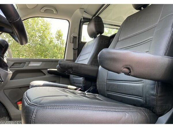 Setetrekk Fører + enkelt passasjersete.  VW Transporter T6/T6.1 2016+ - Bilde 2