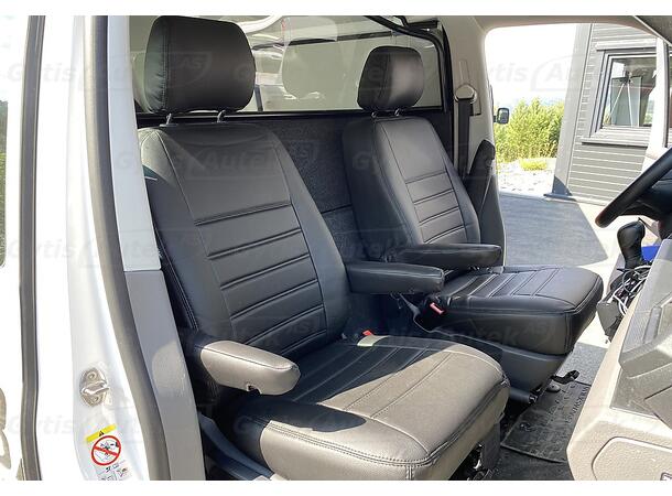 Setetrekk Fører + enkelt passasjersete. VW Transporter T6/T6.1 2016+ - Bilde 5