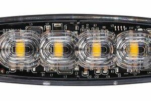VP 4-LED Ultra-Thin Blitz varsellys.  Multivolt 9/30V