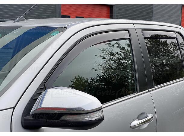 Vindavvisere mørksotet Festes i vindusrammen. Toyota Hilux Double Cab 2016+ - Bilde 6