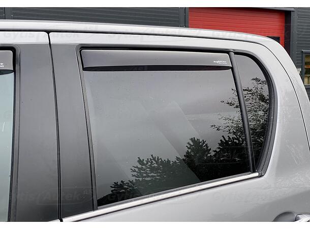 Vindavvisere mørksotet Festes i vindusrammen. Toyota Hilux Double Cab 2016+ - Bilde 7