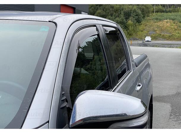 Vindavvisere mørksotet Festes i vindusrammen. Toyota Hilux Double Cab 2016+ - Bilde 8