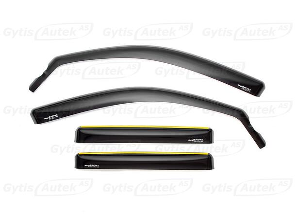 Vindavvisere mørksotet Festes i vindusrammen. Toyota Hilux Double Cab 2016+ - Bilde 4