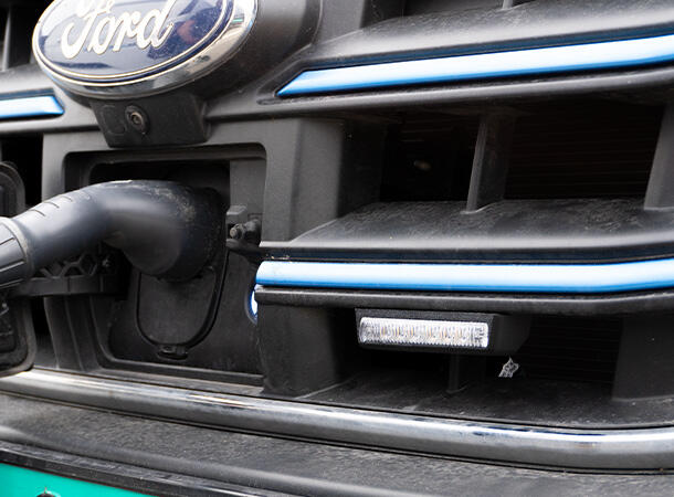 Varsellyspakke foran nedre. 3D PODS. Ford E-Transit 2022+