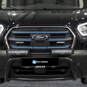 Frontbøyle 60/42mm m/tverrør Blank. Ford E-Transit 2022+