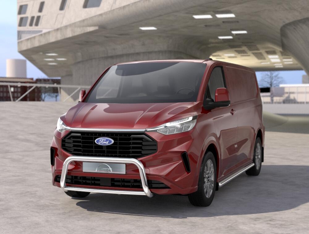 Frontbøyle Wide 60/42mm m/tverrør Blank. Ford Transit Custom 2024+