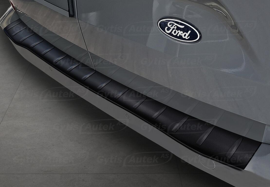 Bakfangerbeskytter. Svart matt stål. Ford Transit Custom 2024+