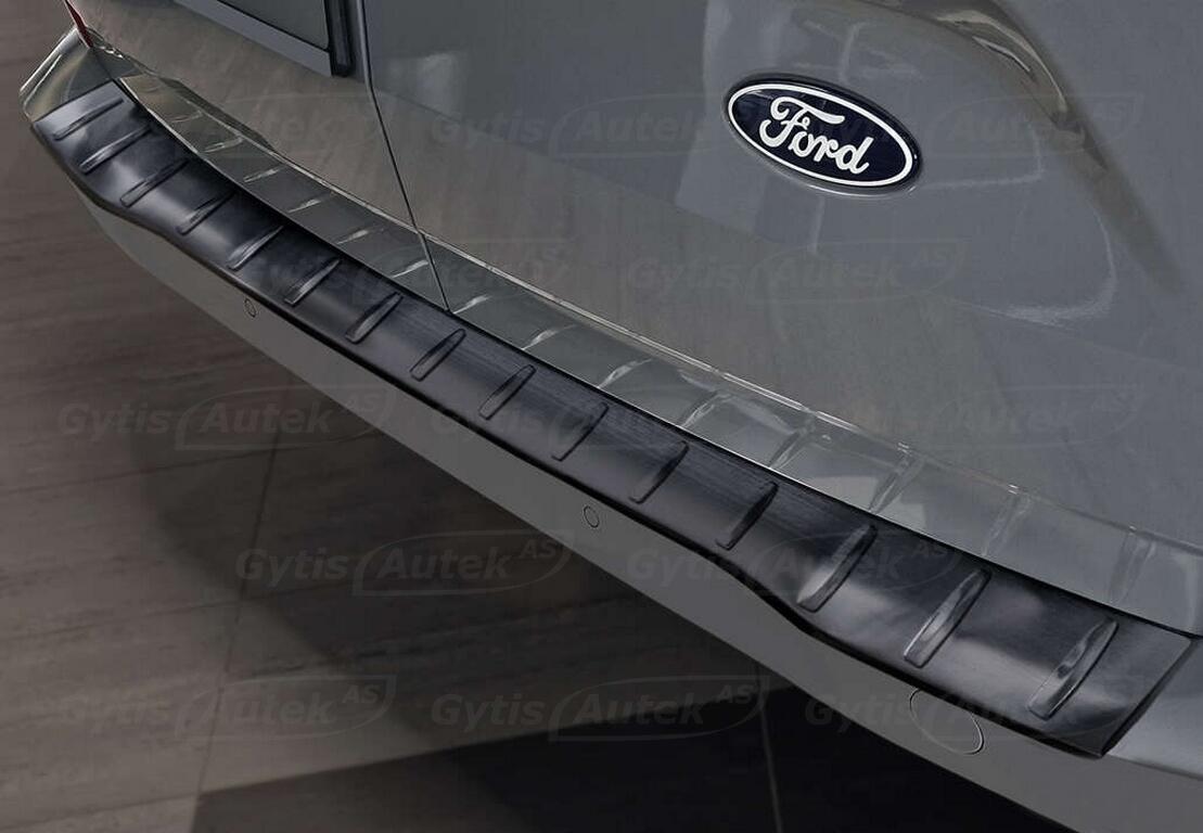Bakfangerbeskytter i mørk børstet stål. Ford Transit Custom Trend/limited 2024+ - Bilde 2