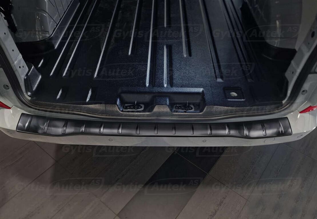 Bakfangerbeskytter i mørk børstet stål. Ford Transit Custom Trend/limited 2024+