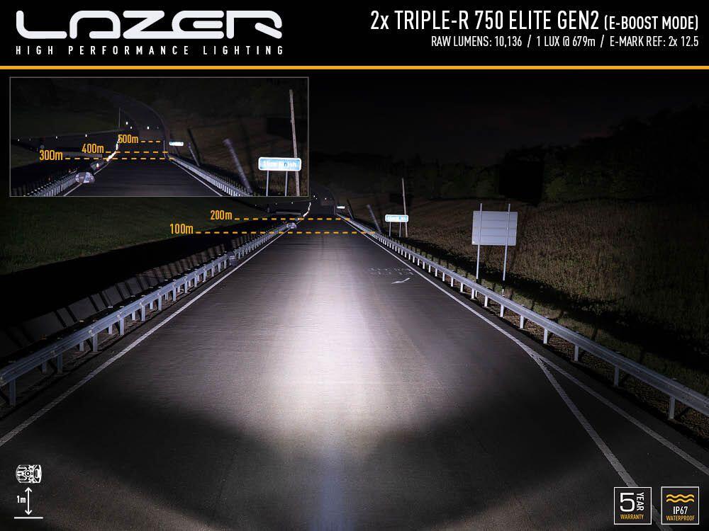 Lyspakke Lazer Triple-R750 Elite Grillkit. Ford Transit Custom Trail 2024+ - Bilde 4