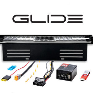 Lyspakke Lazer Glide 18 Std. Med Canbus og skiltplate sidemontert. Universal