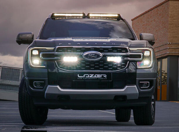 Lyspakke Lazer Roof Pods m/2 stk Glide. Ford Ranger 2023+