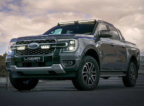 Lyspakke Lazer Roof Pods m/2 stk Glide. Ford Ranger 2023+ - Bilde 3