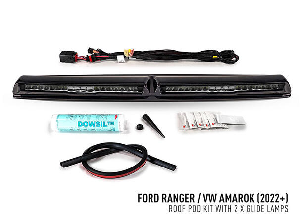 Lyspakke Lazer Roof Pods m/2 stk Glide. Ford Ranger 2023+ - Bilde 5