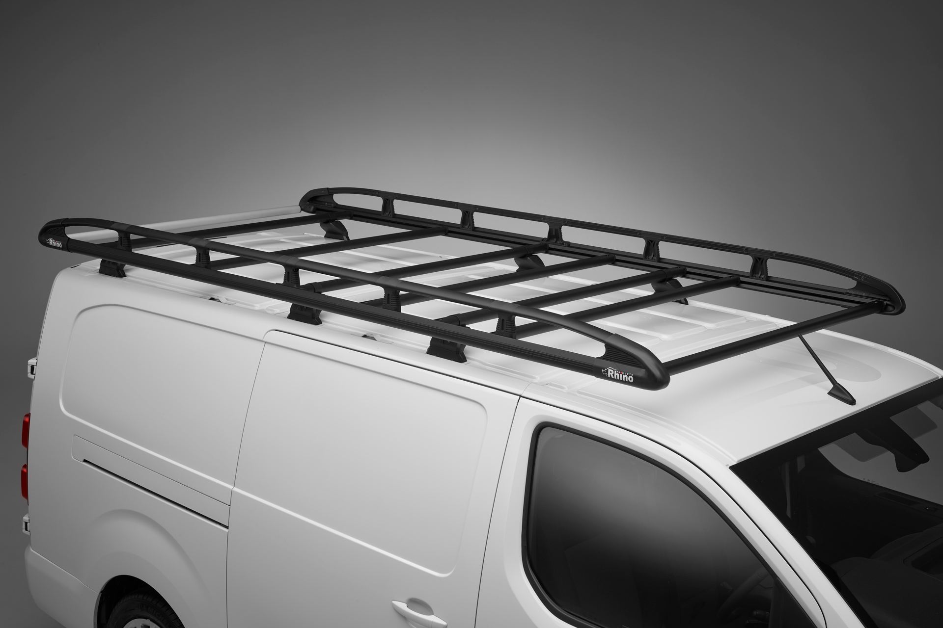 Takgrind Rhino Alurack. Black. VW Tranporter T7 kort 2025+ m/bakluke - Bilde 4