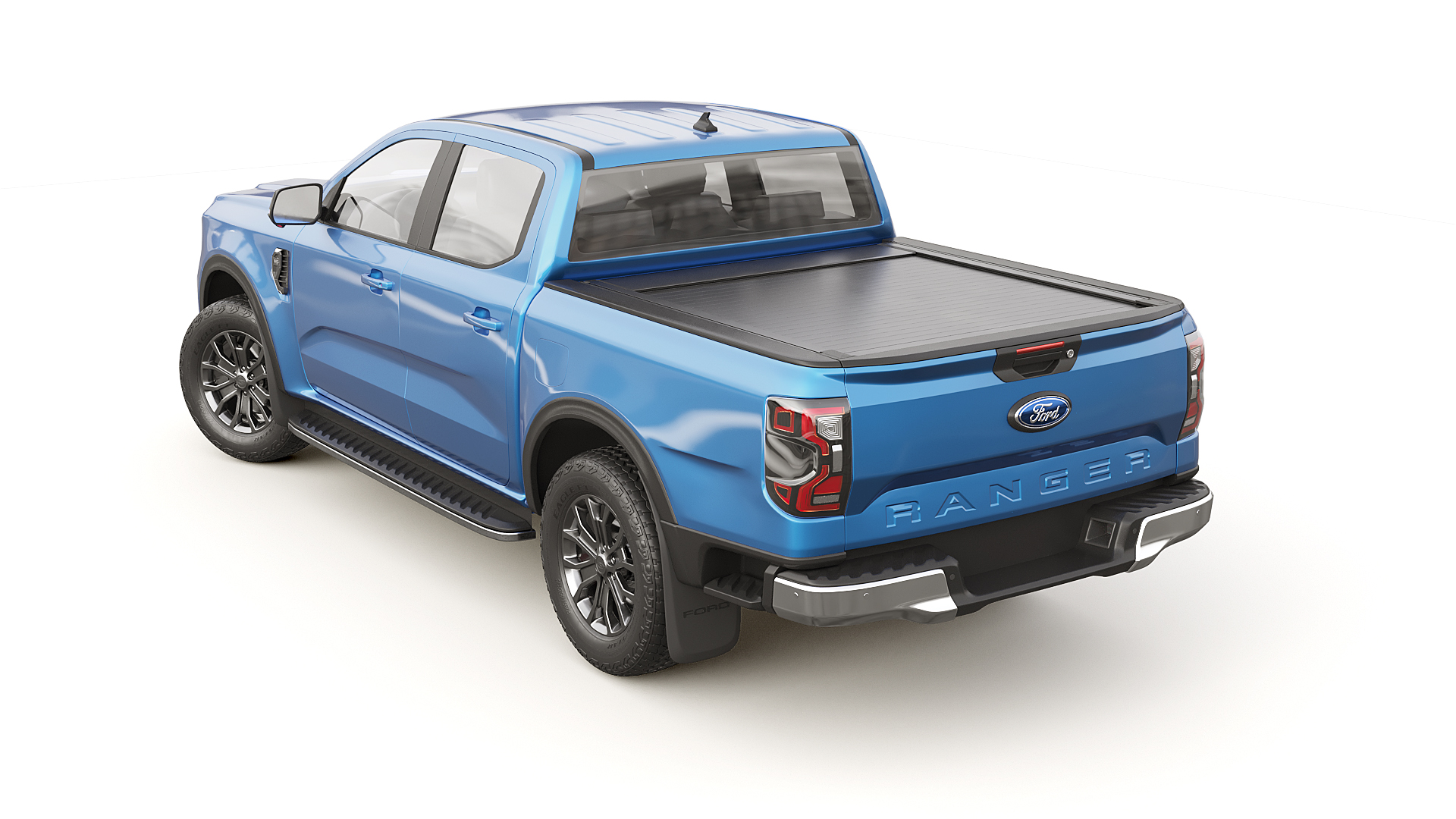 Planlokk Mountain Top EVOm rullelokk. Ford Ranger Rap Cab 2023+