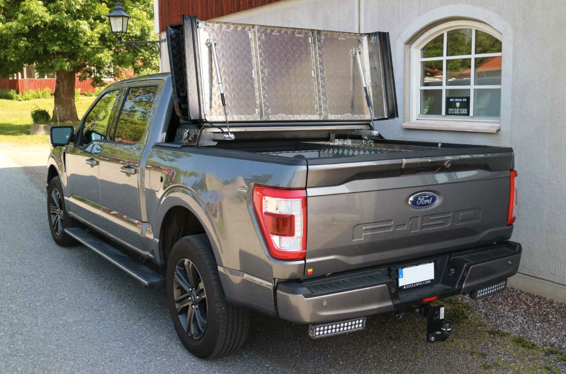 Planlokk Almeco. Sort. Ford F-150 Lightning DC. 5,6 fot 2023+ - Bilde 2