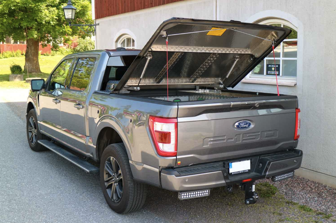 Planlokk Almeco. Sort. Ford F-150 Lightning DC. 5,6 fot 2023+ - Bilde 5