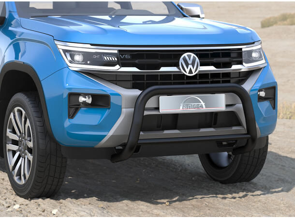 Frontbøyle 70/42mm m/tverrør. Sort. VW Amarok 2023+