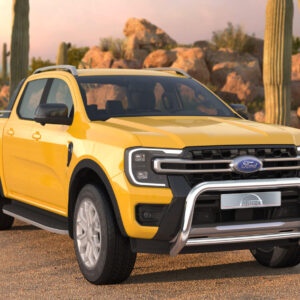 Frontbøyle 76/51mm Wide m/tverrør Blank. Ford Ranger 2023+