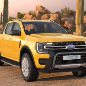 Frontbøyle 76mm Wide Sort. Ford Ranger 2023+