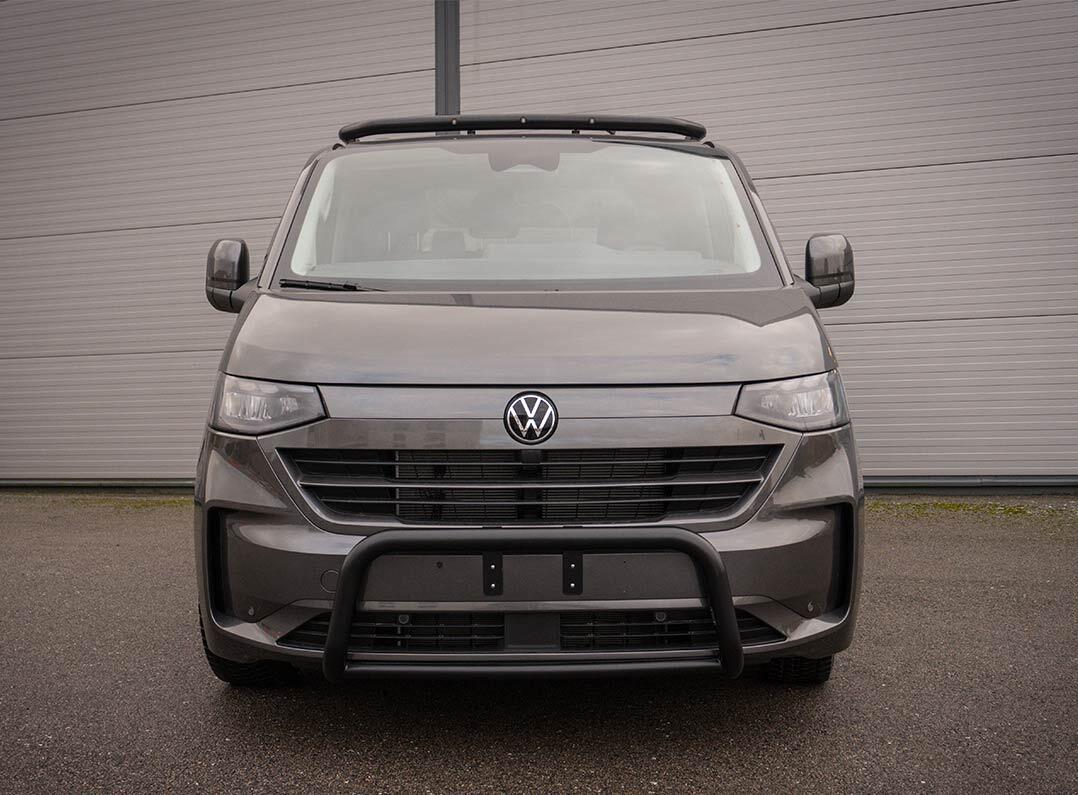 Frontbøyle Wide 60/42mm m/tverrør. Sort. VW T7 2025+ - Bilde 2