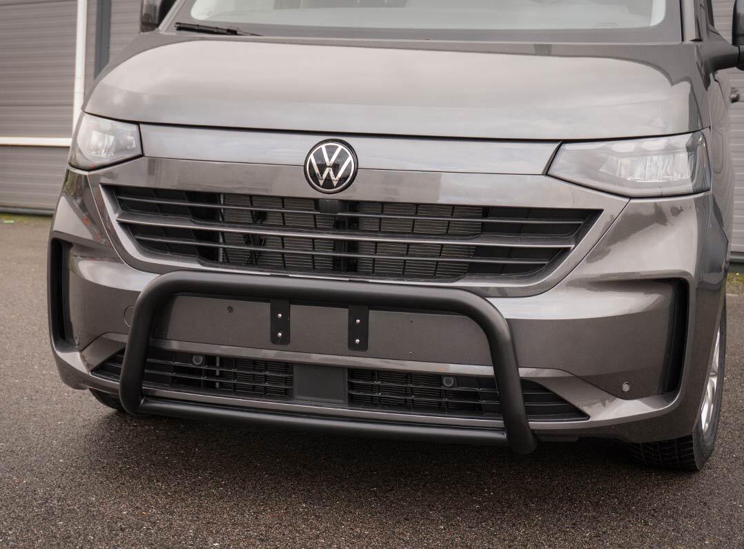 Frontbøyle Wide 60/42mm m/tverrør. Sort. VW T7 2025+