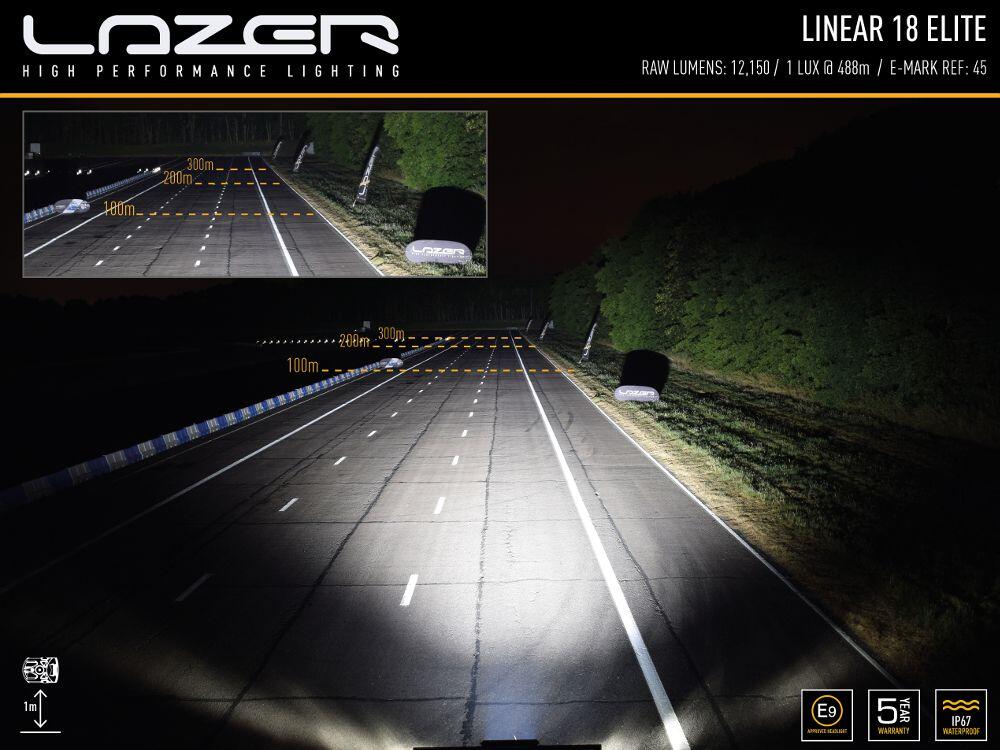 Lyspakke Lazer Linear 18 Elite+ Grillkit. Ford F-150 Lightning 2023+ - Bilde 7
