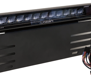 Lyspakke Lazer Linear 12 LED. Med skiltplate sidemontert. Universal
