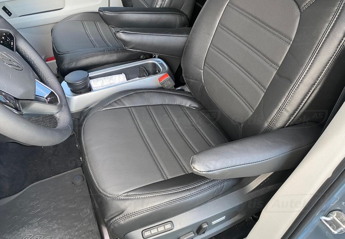 Setetrekk 1 + 1 seter. Kunstskinn. VW ID-Buzz 2023+