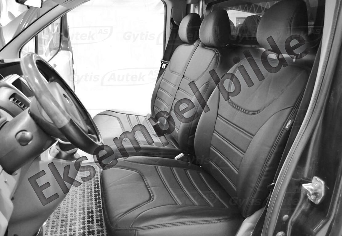 Setetrekk 1 + 2 seter. Kunstskinn. VW ID-Buzz 2023+