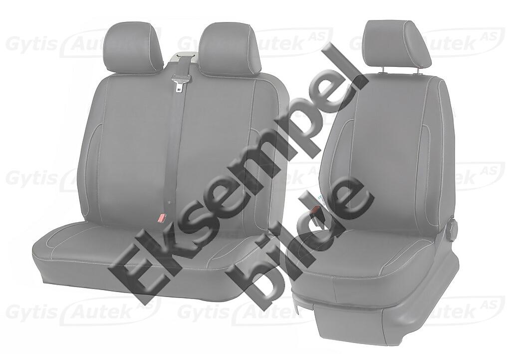 Setetrekk 1 + 2 seter. Delskinn. VW ID-Buzz 2023+