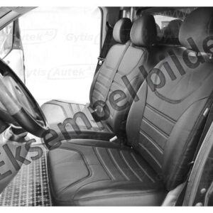 Setetrekk 1+2 seter. Kunstskinn. VW Transporter T7 2025+