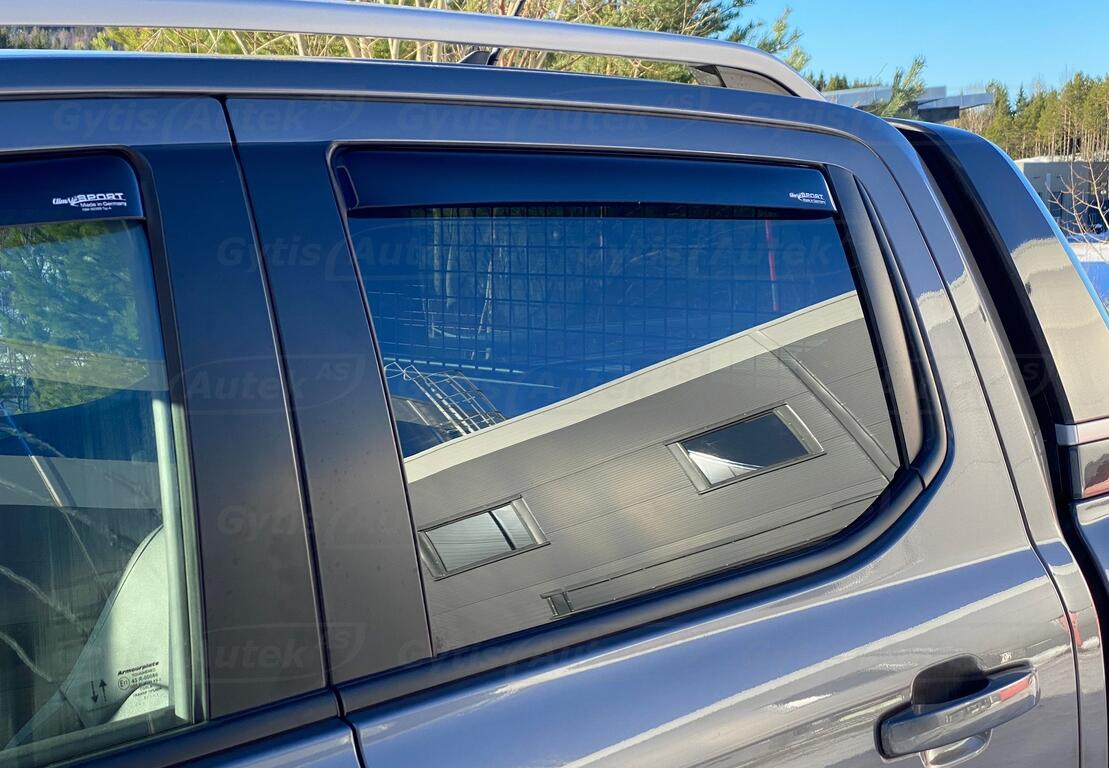 Vindavvisere. 2 stk. In-Channel. Ford Ranger Double Cab 2023+ - Bilde 2
