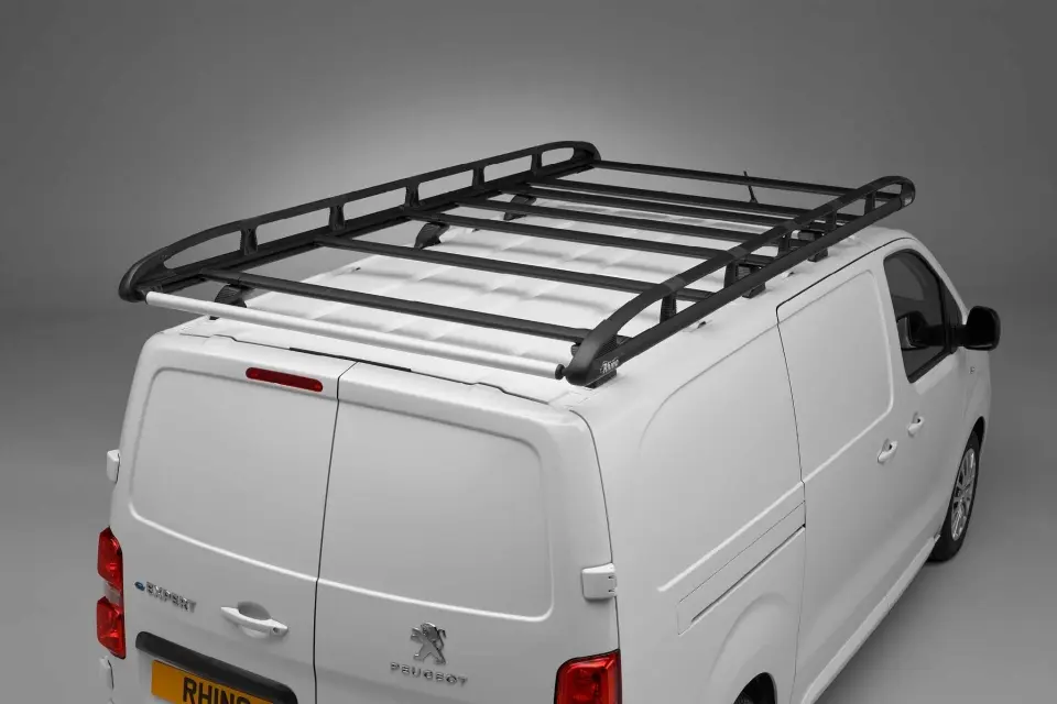 Takgrind Rhino Alurack. Black. VW ID-Buzz kort m/doble bakdører 2023+ - Bilde 2