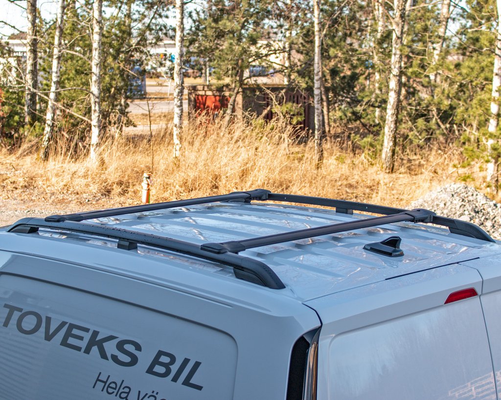 Takrails og tverrbøyler Komplett kit Silvermatt. VW Caddy Cargo Maxi 2021+ - Bilde 2