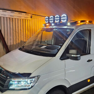 Lyktebøyle tak fremme høy. T-Rack Qpax. VW Crafter H2 2017+.